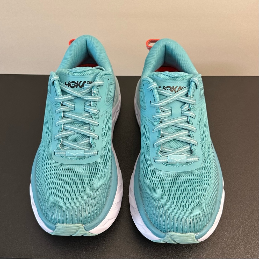 Hoka One One women’s aqua blue running shoes size 5 - Picture 7 of 7